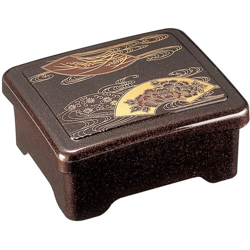 光月丼重 扇面菊水(蓋親) 420118