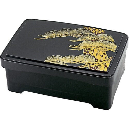 テイクアウト天丼重 黒に松 210162