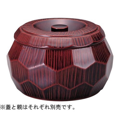 はつり亀甲丼 本漆調溜塗(内黒)蓋 41