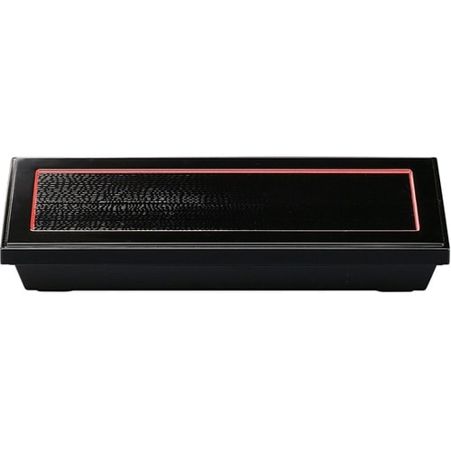 尺3 スリムダイヤ 松花堂 黒渕朱艶消