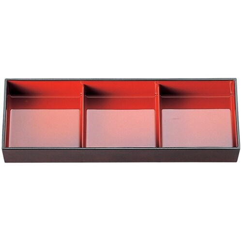 布目長手弁当 溜内朱(三ツ仕切親 210