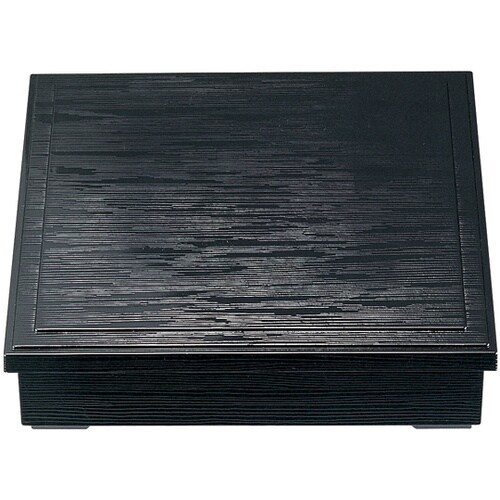 8.5 ヘギ目松花堂 黒(蓋親) 210