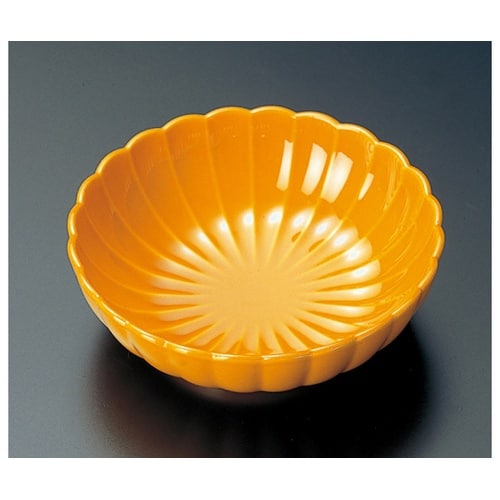 ABS φ114菊鉢(大)黄色 2200