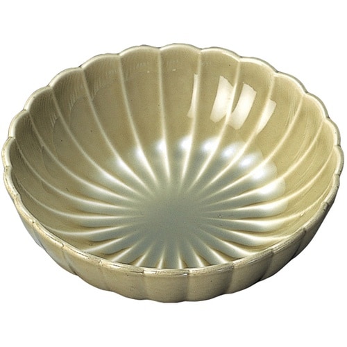 A φ114菊鉢(大)うす葉色 2200