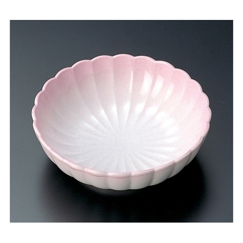 ABS φ114菊鉢(大)ピンクボカシ