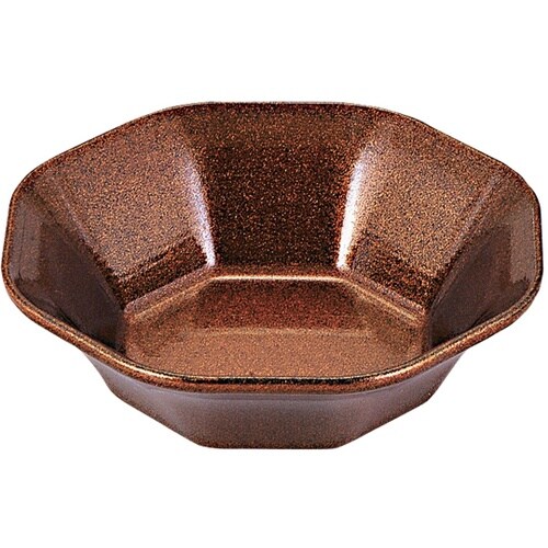 ニュー亀甲八角鉢 オール梨地 48010