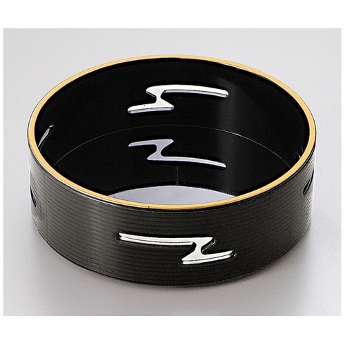 3.5寸 丸すかし鉢 黒天金 54300