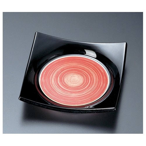 四方角皿 金渦 22911100