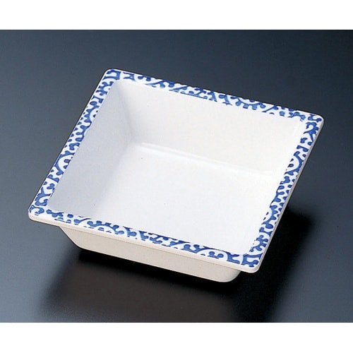 渕付角鉢 タコ唐草 22000920