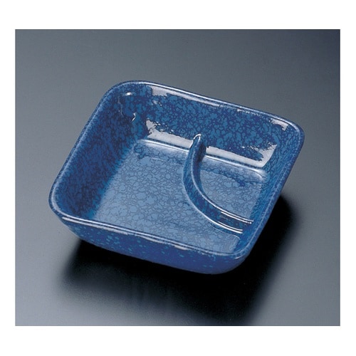 仕切付隅丸角鉢 青楽 22911390