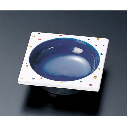 満月角鉢 水玉 22001130