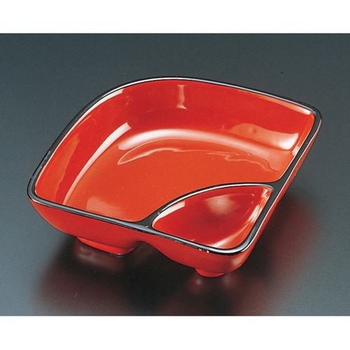 ABSタレ付扇鉢 朱天黒 2200059