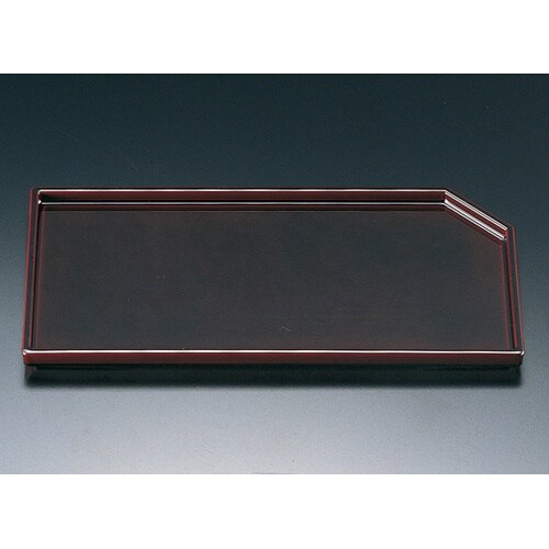 ABS隅切長手皿 溜 22000630