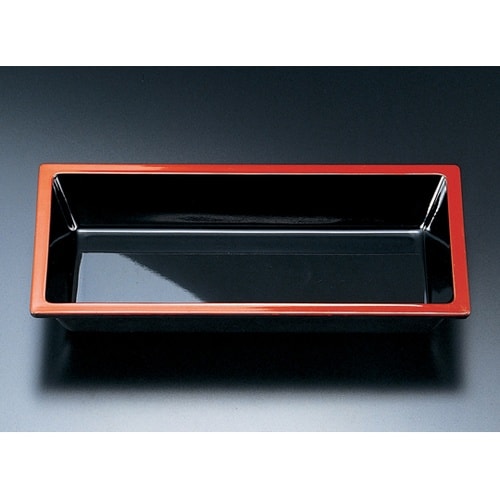 ABS長手角鉢 黒天朱 22000710