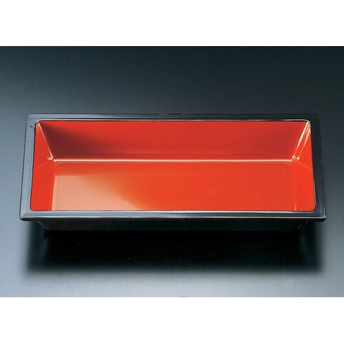 ABS長手角鉢 朱天黒 22000640