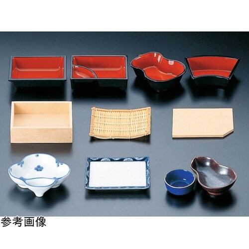 尺1用ひょうたん鉢 朱天黒 220606