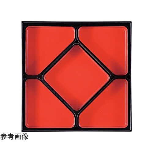 9.5 千筋重用四角仕切朱天黒 2423