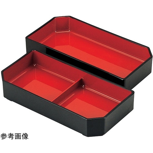 大徳寺盛弁当用箱 1/2二ツ仕切 内朱天