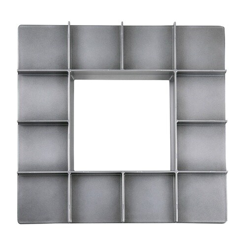 尺0 角珍味 松花堂用仕切 銀透き 23