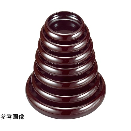 7寸 寿冠鉢 新溜内黒 50260750