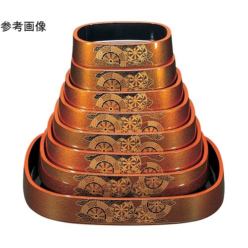 DX特上小判桶 梨地御所車本体 6403