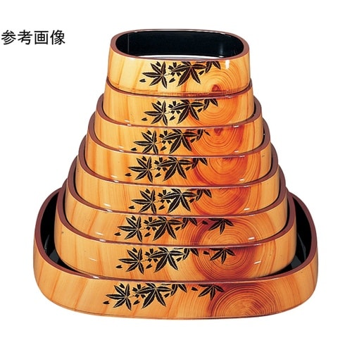 1人小判桶 香林紅葉内黒(8寸) 640