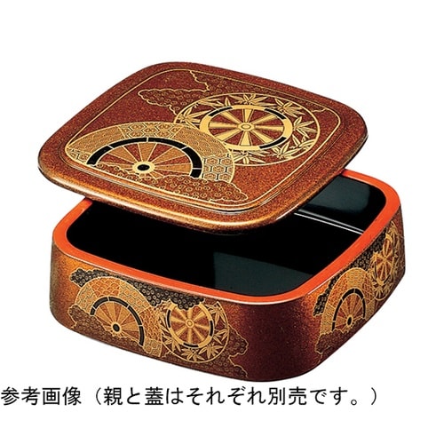 三味胴8寸 梨地御所車(蓋) 67020