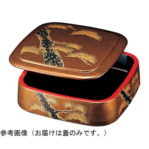 三味胴8寸 梨地老松(蓋) 670106