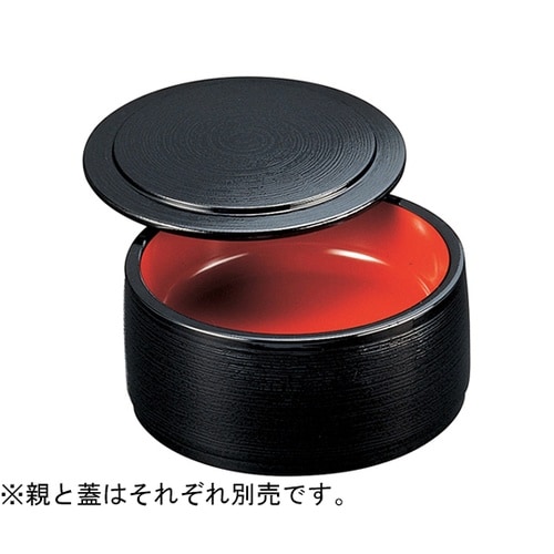 4寸 ミニ桶用(蓋)黒羽ケ目 78020
