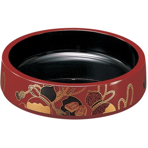 DX6寸 桶 朱ひょうたん 780301