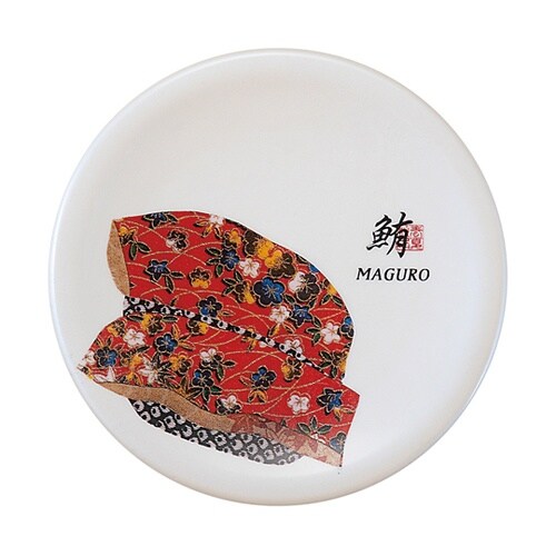 A150寿司皿 ホワイトパール 鮪(マグ