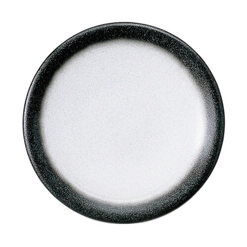 A150寿司皿 黒パール ぼかし 120