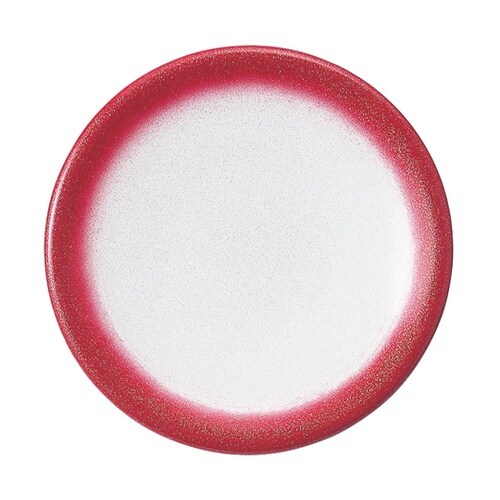 A150寿司皿 紅パール ぼかし 120