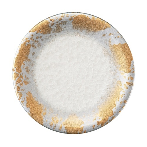 A150寿司皿 アクア シルバー金雲 5