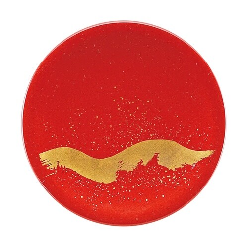 A150寿司皿 レッド 玄海波 1300