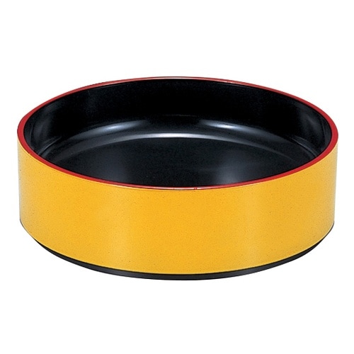 回転寿司皿用高台黄天朱 70010400