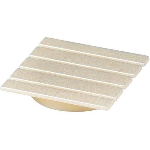 寿司皿用角皿 シルバー梨地糸尻SL 50