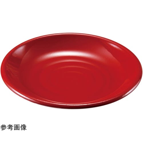 ABS醤油皿(小)朱 φ9 502621