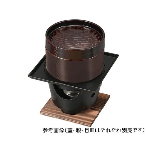 超耐熱 φ147蒸しセイロ(親)溜塗り