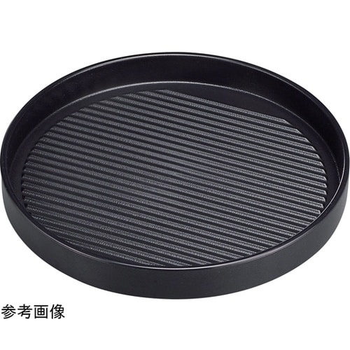 26cm 丸型肉皿 黒(塗無)中 542