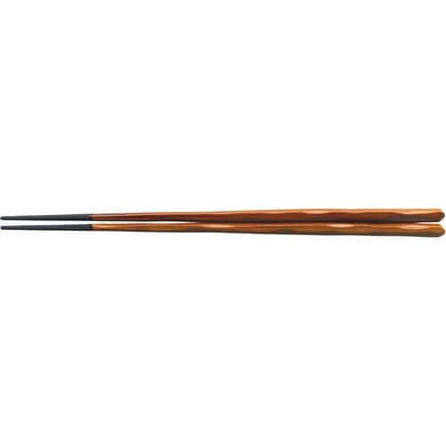 PBT23.5cm 細身六角一刀彫箸 春