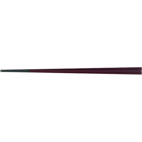 PBT23.5cm 細身竹型箸 チーク塗