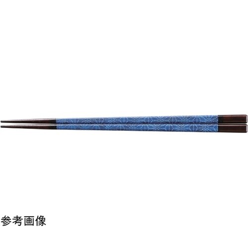 PBT22.6 面取角箸 千代紙青刺子