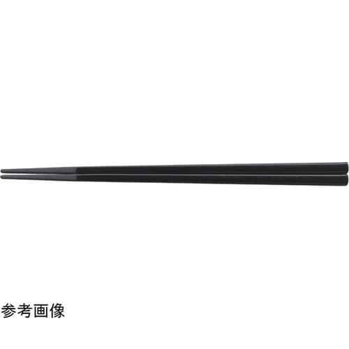 PBT22.5cm 四角木目箸 黒塗 9