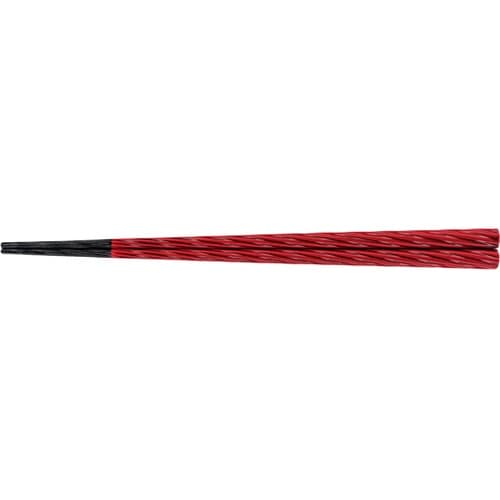 抗)235錦織箸 漆調溜先乾漆塗 600