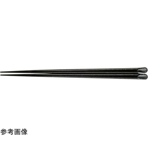 PBT22.5cm 天削先角箸 黒乾漆