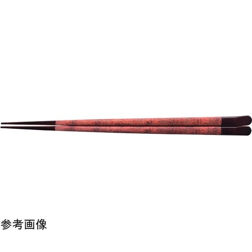 PBT20.5cm 天削先角箸 千代紙朱