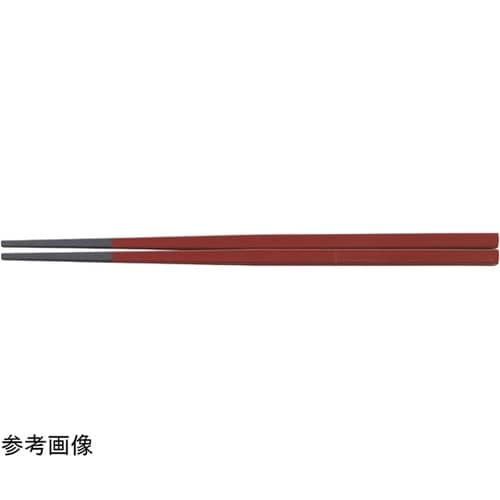 PBT21cm 越前角箸 朱塗 9003