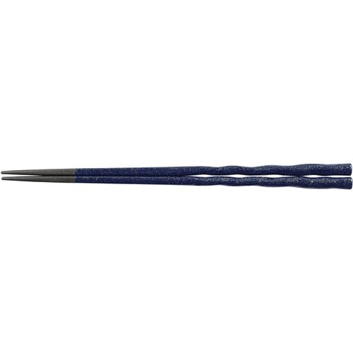 PBT22.5cm うず彫箸 紺輝き 3