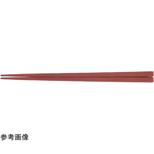 SPS 22.6cm 面取角箸 茶OM